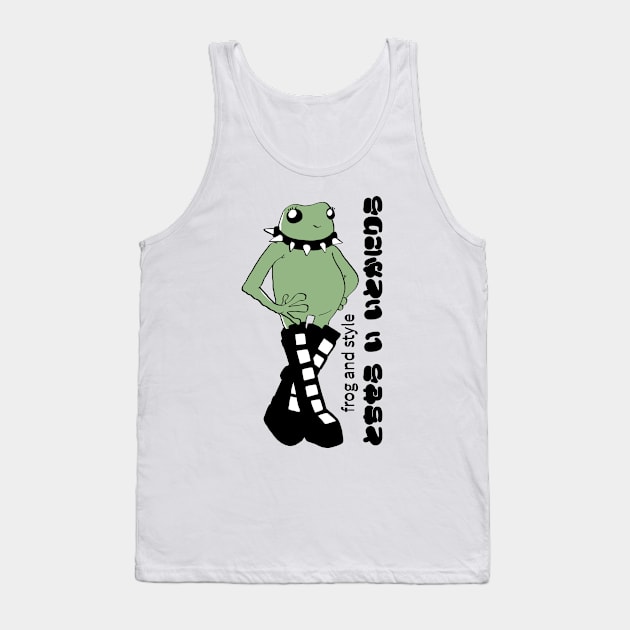 Frog wearing beautiful boots Tank Top by Linys